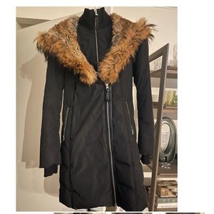 Mackage Down Coat with Natural Fur